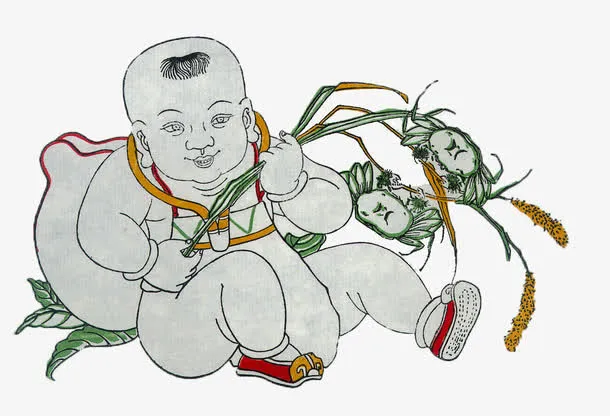 新年年画免抠