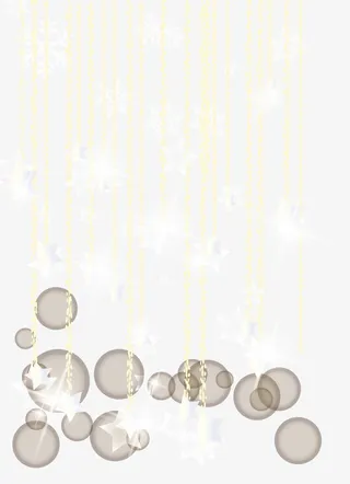 冬季白色雪花挂饰免抠