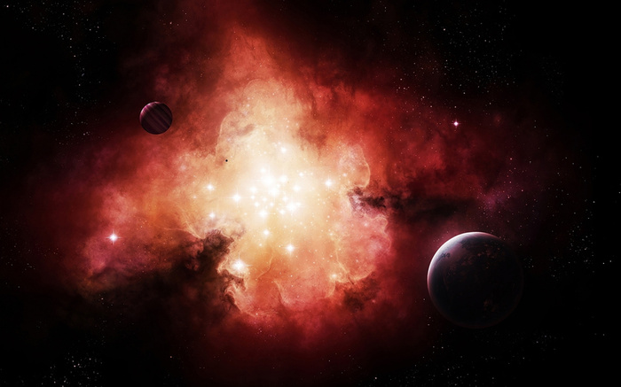 科幻宇宙星际太空背景素材高清