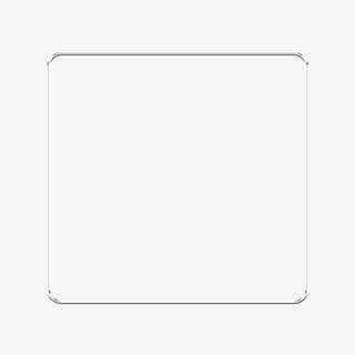 银色金属矩形框免抠