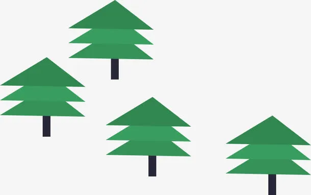 高清摄影卡通手绘绿色植物树苗免抠