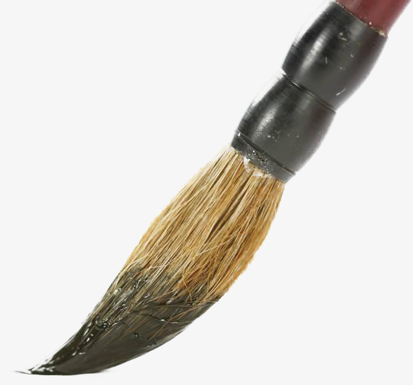 传统毛笔书法免抠