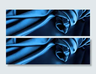 蓝色丝绸背景高清