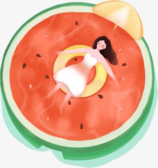 大暑节气素材免抠