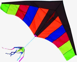 彩色三角风筝招聘免抠