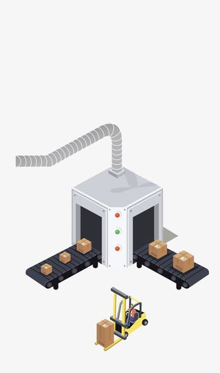 卡通创意传送带免抠图免抠
