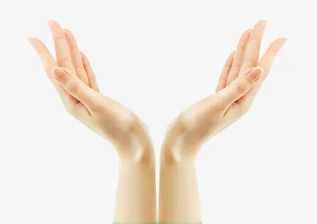 张开手png素材免抠