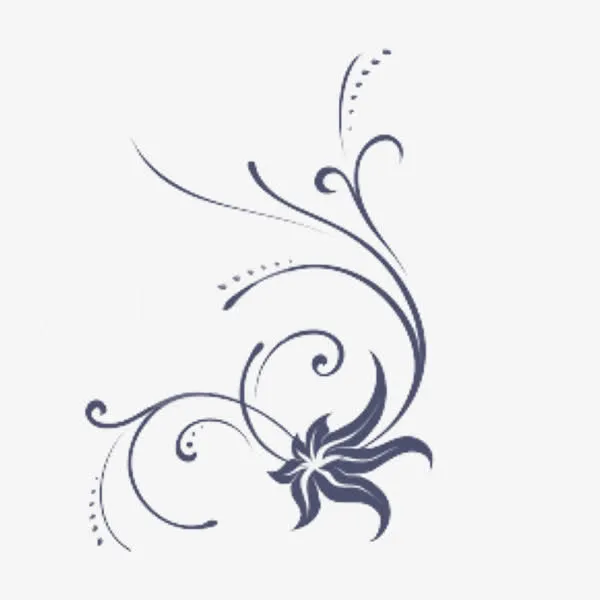 古典花纹免抠