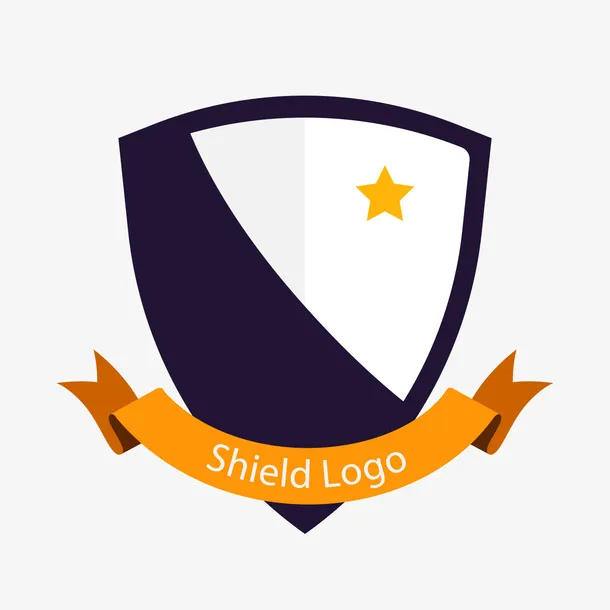 盾牌标签文案背景