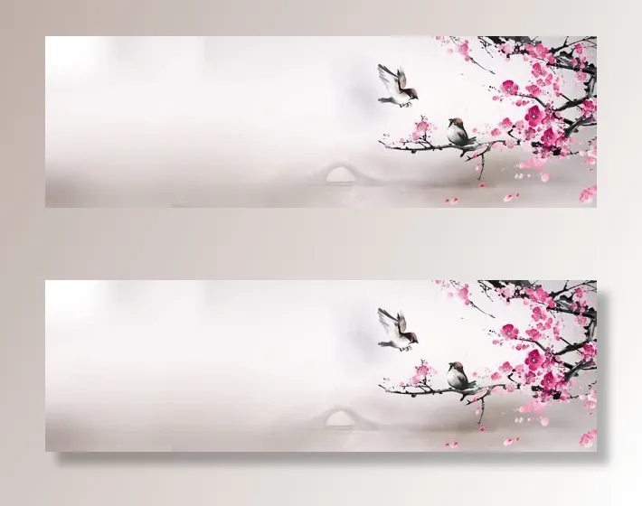 中国风背景banner免抠