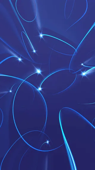 蓝底曲线H5背景素材高清