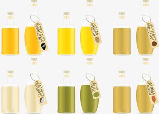 矢量图靓丽的玻璃包装免抠