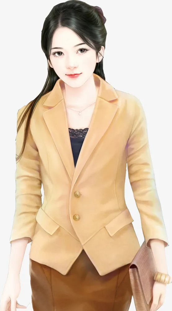 小说女性职业装免抠