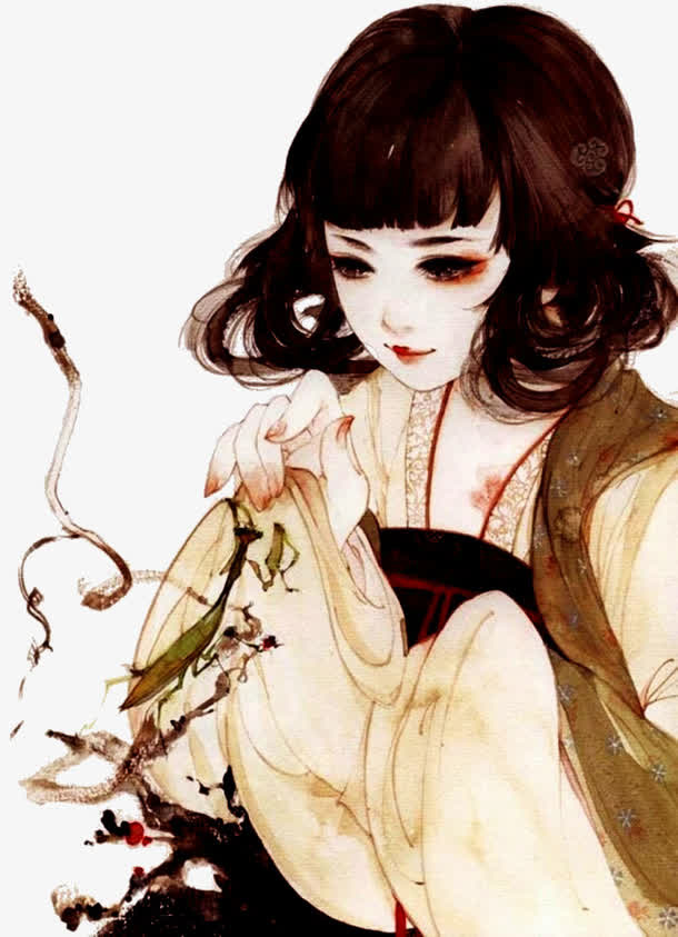彩绘人物免抠