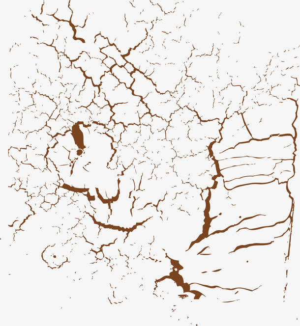 裂纹龟裂底纹效果免抠