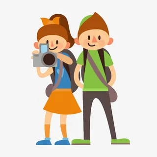 一起去旅行免抠