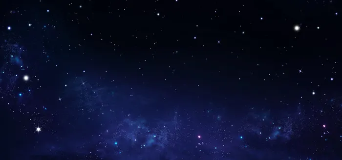 蓝色星光星空背景图高清商务科技背景