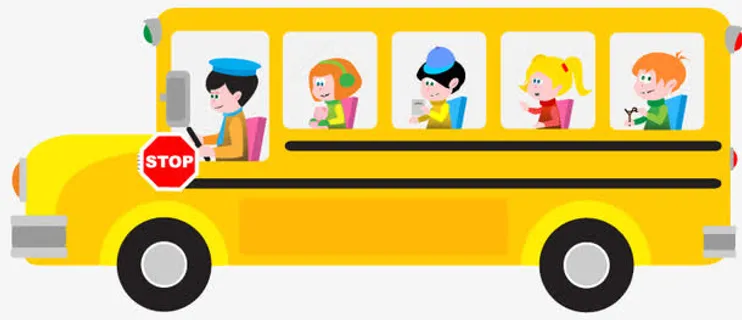 卡通校车免抠