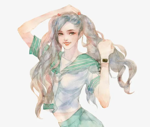 手绘人物免抠