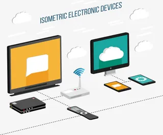 云计算互联网设备免抠