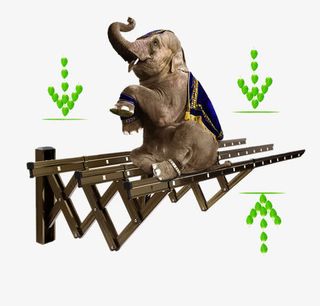 邦禾户外推拉伸缩晾衣架免抠