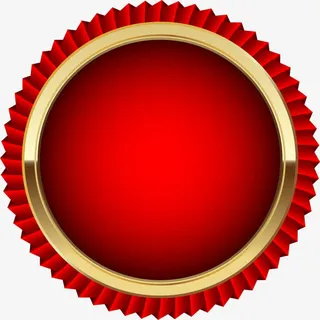 手绘红色圆圈卡片免抠