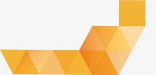 黄色渐变图案矢量图免抠