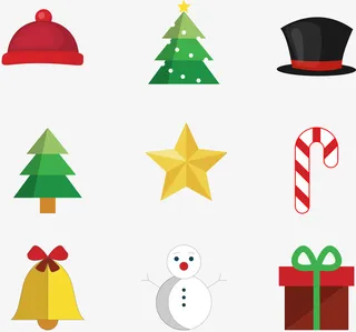 圣诞 简约 图标免抠