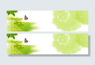 唯美花瓣淘宝女装banner壁纸