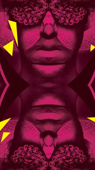 彩色面具H5背景高清