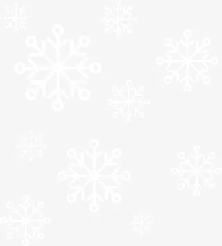 白色雪花图案免抠