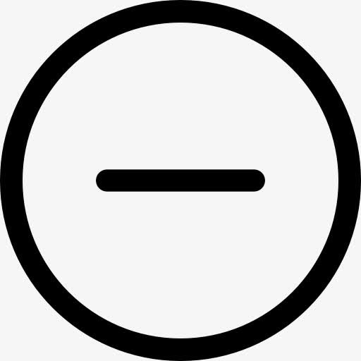 减去圆形按钮图标免抠