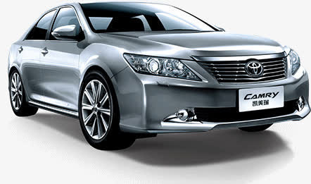 丰田凯美瑞灰色汽车免抠