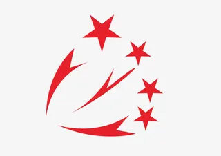 矢量中国红星星图片免抠