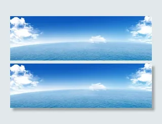 海洋天空背景高清