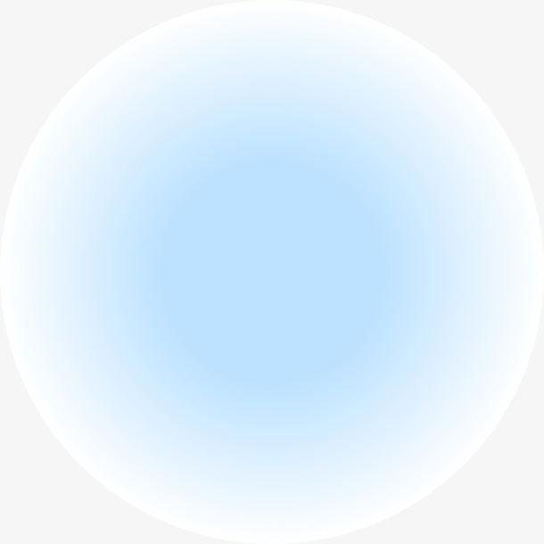 蓝色梦幻光圈免抠