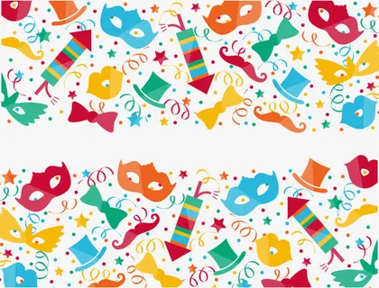 手绘舞会元素免抠