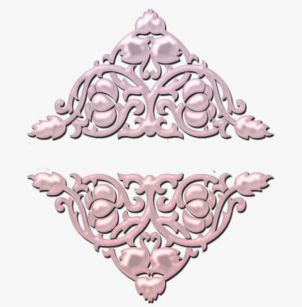 菱形花纹矢量免抠