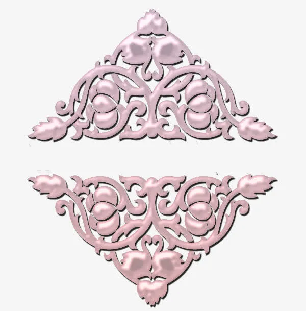 菱形花纹矢量免抠