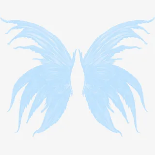 装饰蓝色蝴蝶免抠