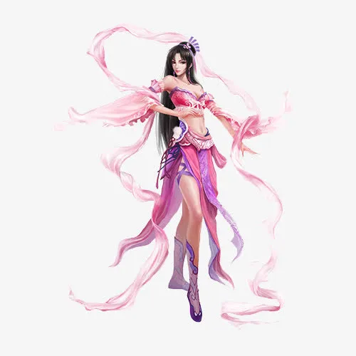 古装游戏美女免抠