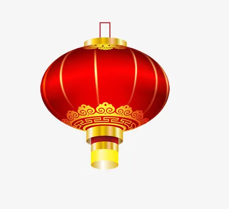 春节新年节日大红灯笼免抠