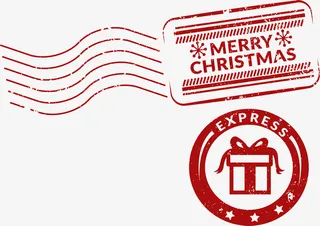 红色信封标志免抠