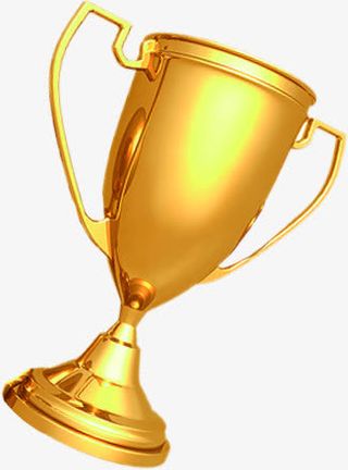 欧洲杯世界杯金色奖杯免抠