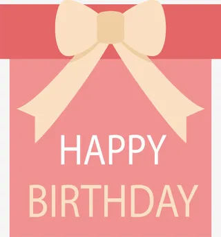 粉色生日礼物免抠