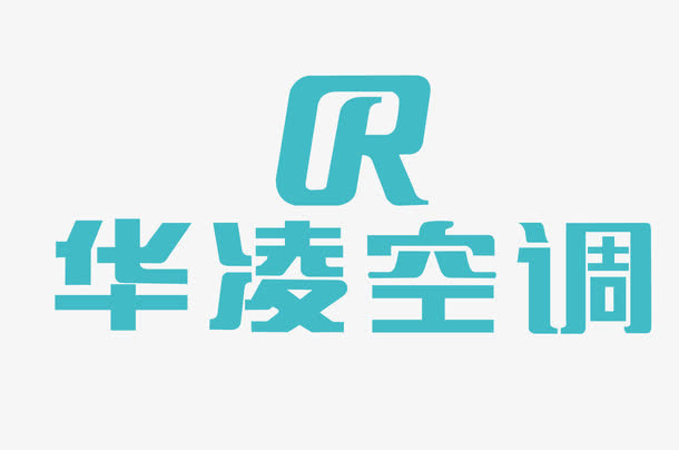 矢量华凌空调标识素材免抠
