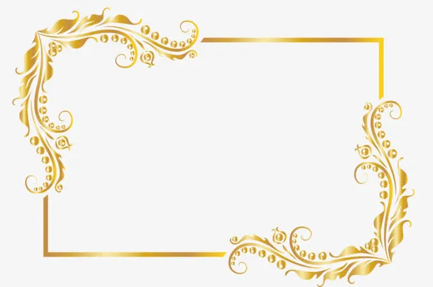 时尚边框纹理免抠