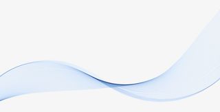 蓝色漂浮丝带免抠