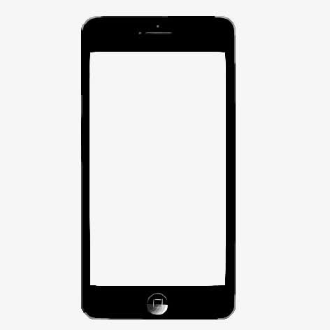 手机iphone透明边框装饰免抠