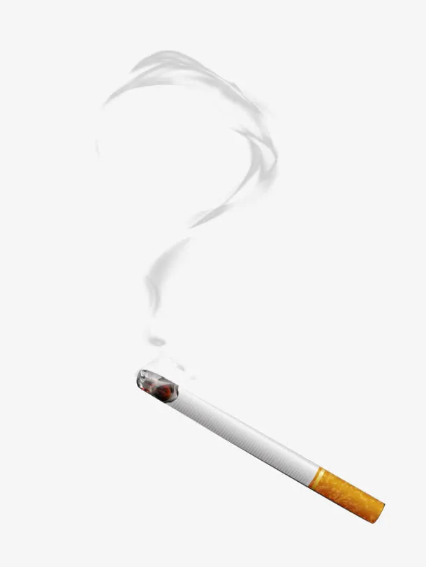 点燃的香烟免抠